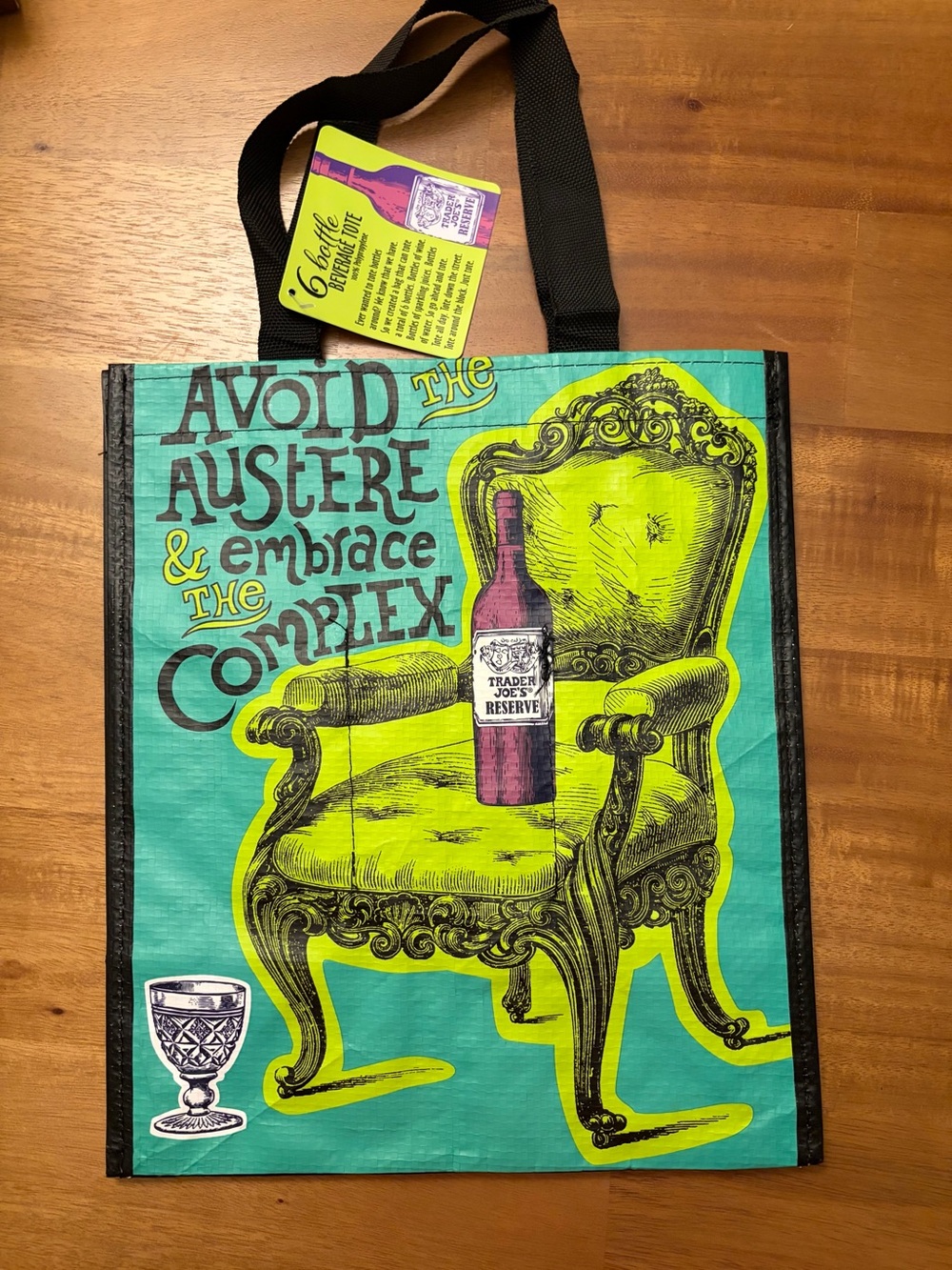 Trader Joe’s 6 Bottle Beverage Tote